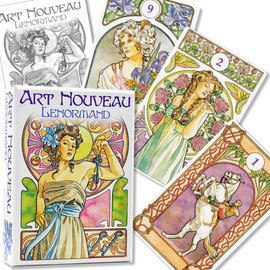 Art Nouveau Renorman Art Nouveau Lenormand Oracle (Full Japanese Instruction Manual Included) (Lo Scarabeo Genuine)