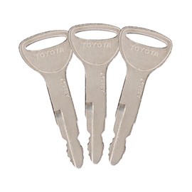 A62597 162597 lgnition Keys Replacement for Toyota Forklift Heavy Equipment 57591-23330-71 (3 Pack)