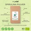 myvial® Organic Spirulina Powder 250 g - Spirulina Platensis Vegan