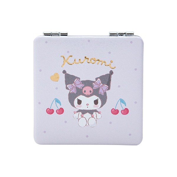 Sanrio 328774 Sanrio Pocket Mirror, Compact Mirror, Kuromi, 2.4 x