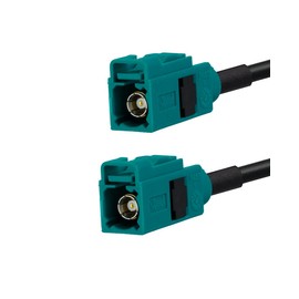 POBADY Fakra Z Cable Fakra Z Female to Fakra Z Female RF Coax Cable 3.3ft/1m Fakra Z Female Vehicle Car Antenna Extension Cable RG174 for Car Stereo GPS Navigation