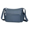 Over Earth Leather Crossbody Bag for Women Soft Multi Pockets
