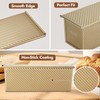 CURTA Commercial Pullman Loaf Pan with Lid 2.2 lb Dough