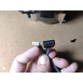 for AM4 RGB Cable for Wraith Spire RGB LED Light Socket AM4 4-Pin Connector CPU Cooler Fan (Cable Length: 12")