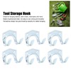 25Pcs Storage Hook Galvanized Steel Tool Hanging Accessory Set Kit