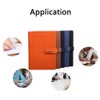 6 Hole Ring Binder Black PU Leather A5 Notebook Personal