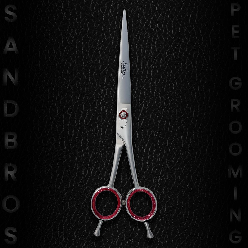 Large Straight Blade 8" Dog Grooming Scissors Shears Razor Sharp