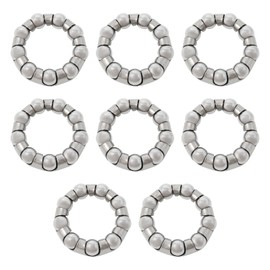 yueton 8PCS Bike Ball Crank Bearing Axle Wheel Ball Frame Bearing Bike Replacement Bicycle Ball Bearings Retainer for Bike Crank Bottom Bracket