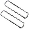 Opuladuo 2PC 8 Inch Pole Saw Chain for BAUER 19111C-B