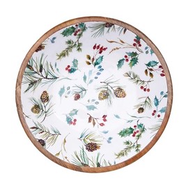 Gallerie II Edith Mango Wood Bowl White