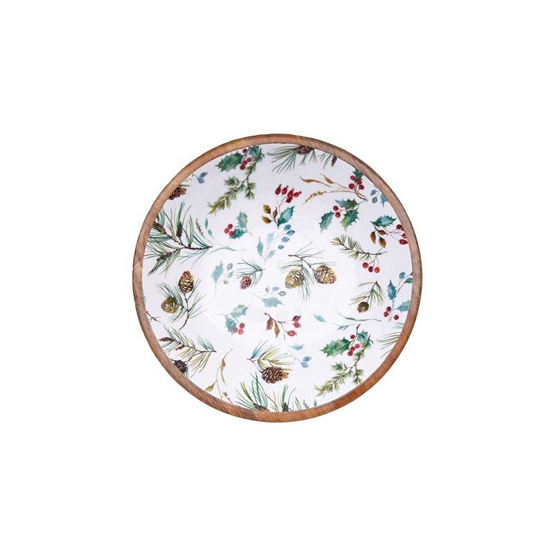 Gallerie II Edith Mango Wood Bowl White