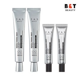 Jas White Toning Shot Core Cream 40ml x2 + 15ml x2 / Whitening / Wrinkle / 쟈스 화이트 토닝 샷 코어 기미크림 40ml x2 + 15ml x2 미백주름