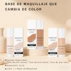 Base de Maquillaje, SPF 50, Base de maquillaje cobertura edificable,