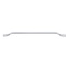 White Steel Pipe Grab Bar - 900mm Length - Rounded