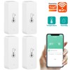 Ailao 4pcs WiFi Thermometer Wifi Hygrometer WiFi Temperature Tuya Smart