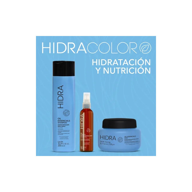 Hidracolor Oil Essencials Shampoo Humectante Cabello 300 Ml