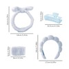 Tabanzhe Spa Headbands for Washing Face 5PCS Skincare Hairbands Set