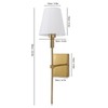 E26 E27 Wall Lampshade Retro Industrial Fabric Wall Light Shade
