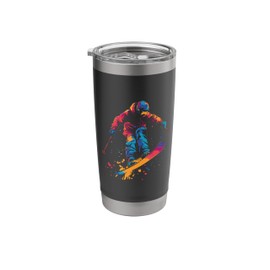 Freestyle Skier Stainless Steel Insulated Tumbler