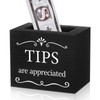 Vesici Wooden Tips Jar Tip Collection 6 x 4 x