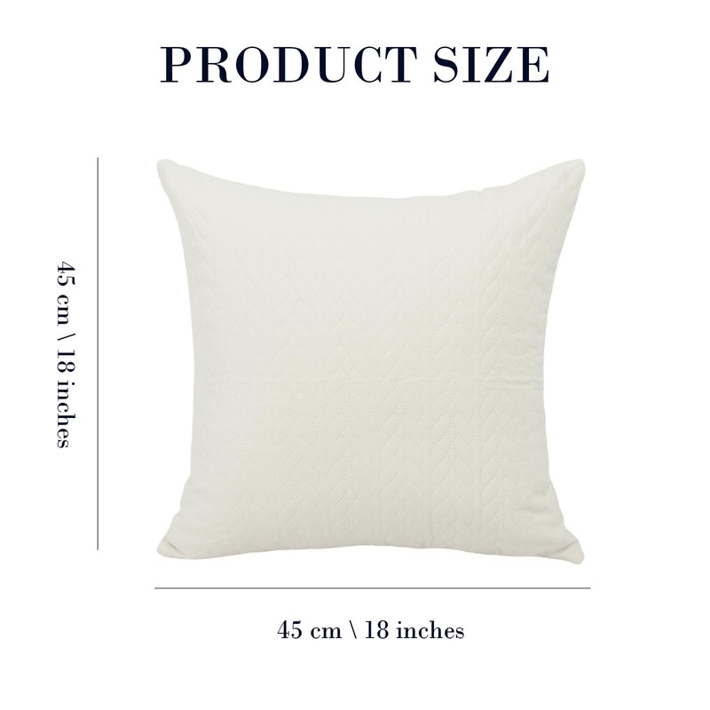 Cushion Covers 45x45cm Set of 2 Cover - Decorative Throw