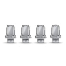 White Knight 5307l-4 cromo larga Mag tuerca con arandela para Toyota/Lexus - 4 piezas