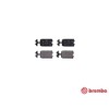 Brembo P 61 002 Brake Pad Set, Disc Brake, 4-Piece