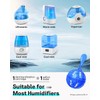 Leemone Humidifier Cleaner 12 Pack, Demineralization Cleaning Ball, Works in