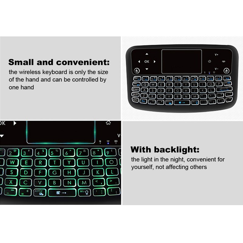 A36 Mini Wireless Keyboard Remote Control Mouse Touchpad Keyboard for