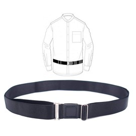 Beavorty Dress Shirt Belt Shirt Stay Elastic Invisible Adjustable Undergarment Belt for Keeping Shirt Tucked in 1pc Mens Dress Belts