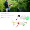 Fly Hook Throwing Set Simulation Fishing Lures Bait Kit with