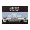 Allegro Coffee Organic Early Bird Blend Coffee Capsules, 3.8 oz,