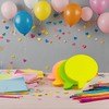 1200 Speech Bubble Shaped Sticky Notes - Bright Sticky Pads