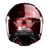 KOV Casco Gainer Cherry Rojo Brillante Integral para Moto Certificado