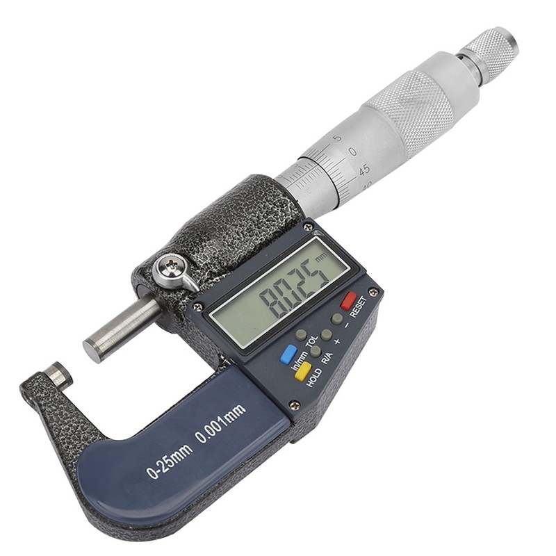 Measure Tool 0-25mm Electronic Digital Micrometer 0.001mm Thickness Gauge and