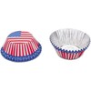 50 Party-Muffinförmchen * USA + Amerika * für Länderparty oder