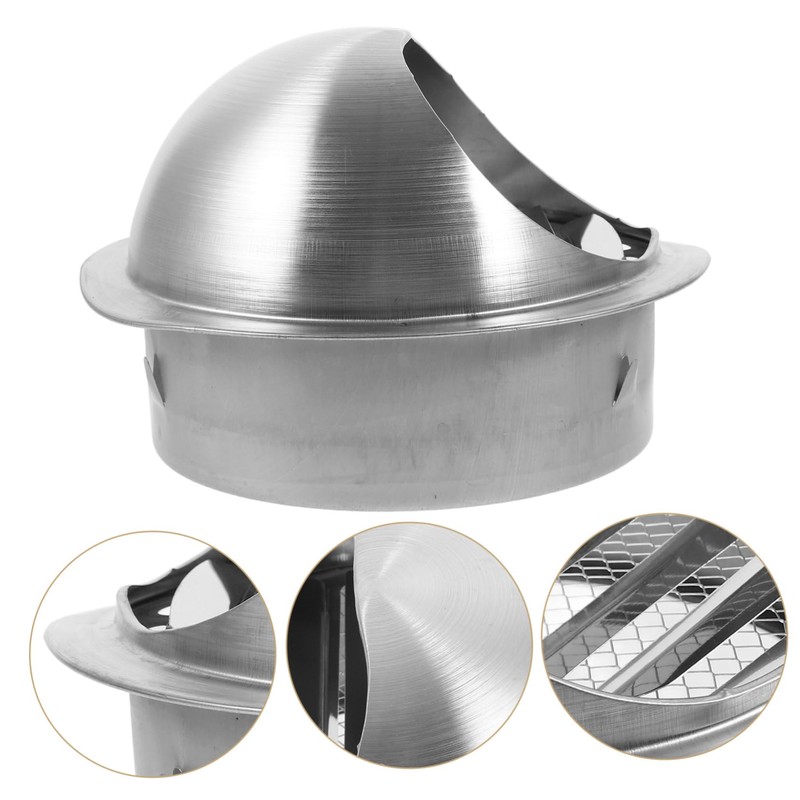 TEHAUX Round Air Vent Protector Cover High Temperature Resistant Louvered