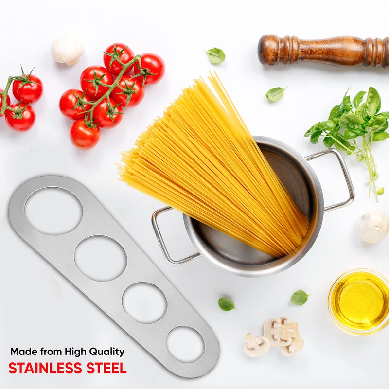 2-Pack Stainless Steel Spaghetti Measuring Tools for Perfect Portions -
