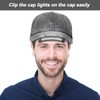 Mudder 4 Pcs Hat Light Clip 11 LED Cap Lights