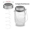 6 Pack Mason Jar Lights 20 LED Solar Warm White