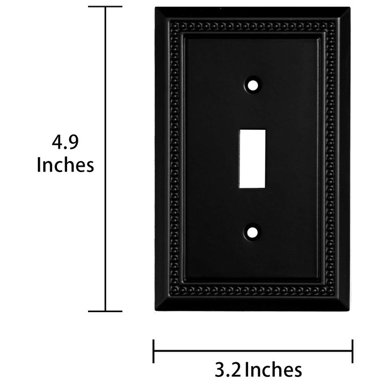 Henne Bery Sunken Pearls Heavy Duty Decorative Wall Plate Switch