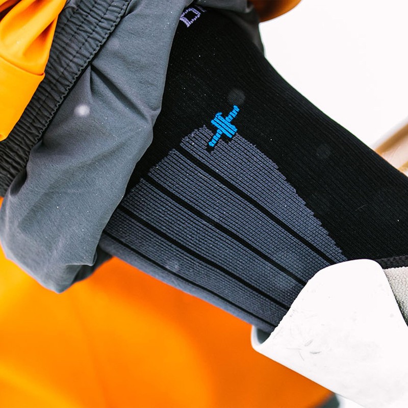 DISSENT Unisex Chaussettes De Ski Gfx Compression Hybrid DLX-Wool Ski