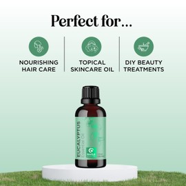 Pure Eucalyptus Essential Oil for Diffuser - Natural Eucalyptus Aromatherapy Diffuser Oil for Scalp Hair Skin and Nails - Undiluted Eucalyptus Essential Oils for Diffusers for Home and Self Care