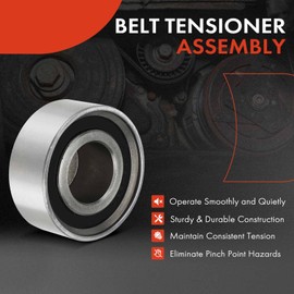 A-Premium Belt Idler Pulley Compatible with Mitsubishi Outlander Lancer 2004-2006, Eclipse 2006-2012, Galant 2004-2012, 2.4L
