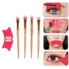 Nasenschatten-Werkzeug, Nasenkonturschablone, Silikon-Eyeliner-Schablone, Gesichts-Make-up-Anleitung mit Pinsel