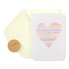 Papyrus Blank Cards with Envelopes, Heart (14-Count)