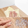 100Pcs Corner Dust Guards Reusable Drawer Corner Sticker PVC Three-Dimensional