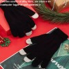 6 Pares Guantes De Lana Tejido Touch Tablet Celular Invierno