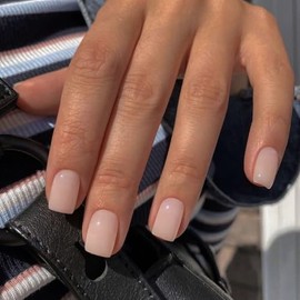 XCREANDO- Materiales de alta calidad: nuestras uñas cortas con gel se fabrican con cuidado para garantizar que no se astillen ni formen burbujas antie
