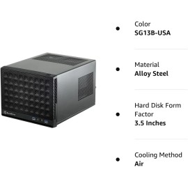 SilverStone Technology Ultra Compact Mini-ITX Computer Case with Mesh FrontPanel